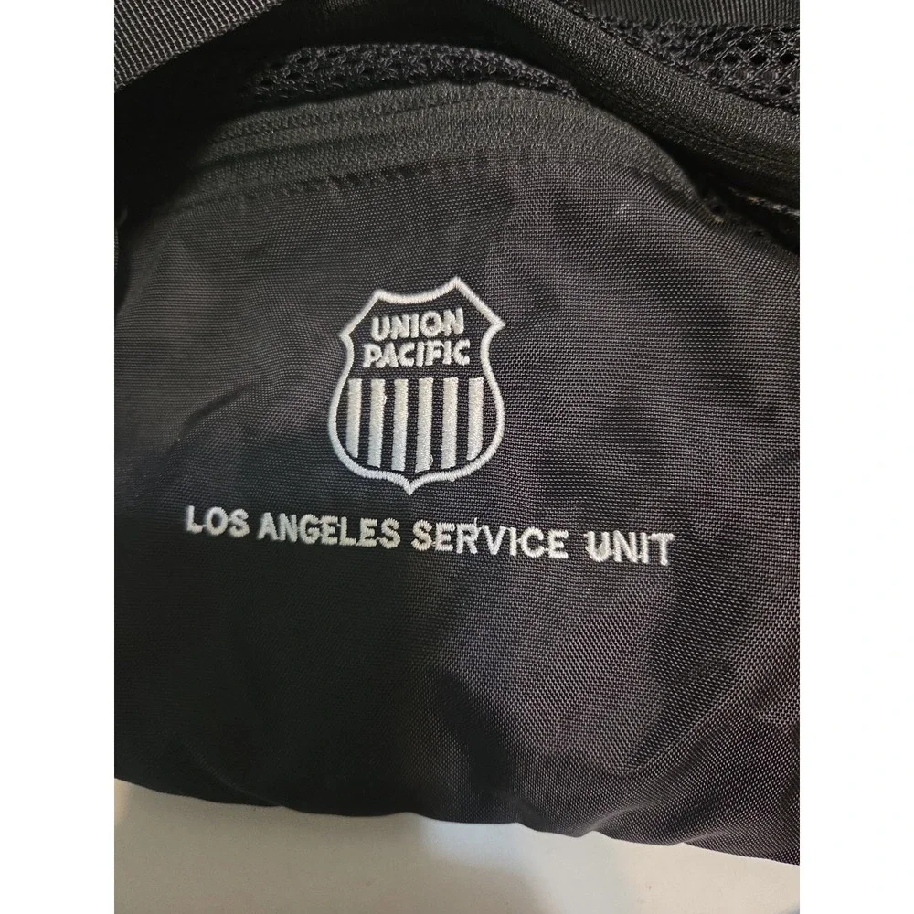 Union Pacific Railroad Embroidered Black Duffle Bag By The North Face NWT